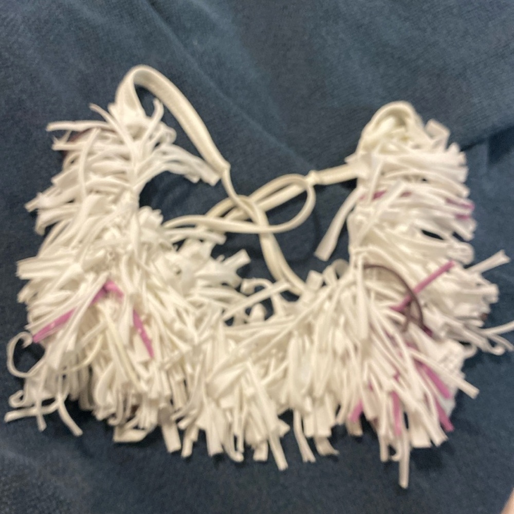 Made By Dawn fringe bikini top